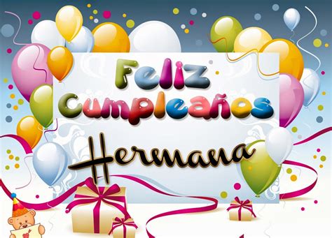 feliz cumpleaños para mi hermana